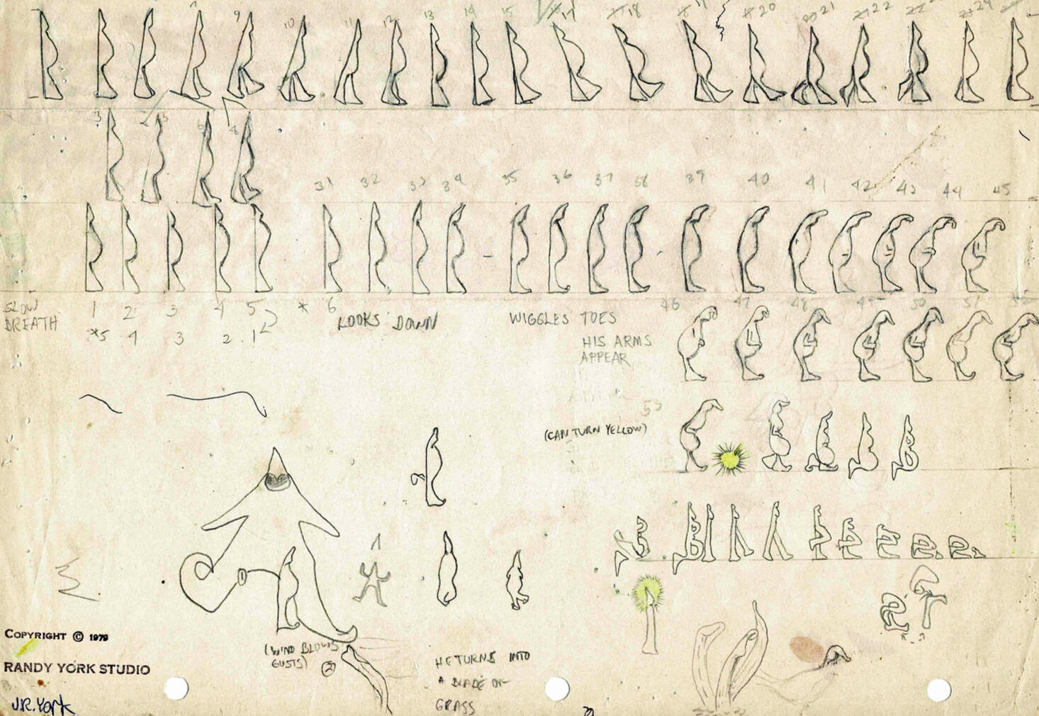 Early Blerbins from 1976 Copyright by John Randall York