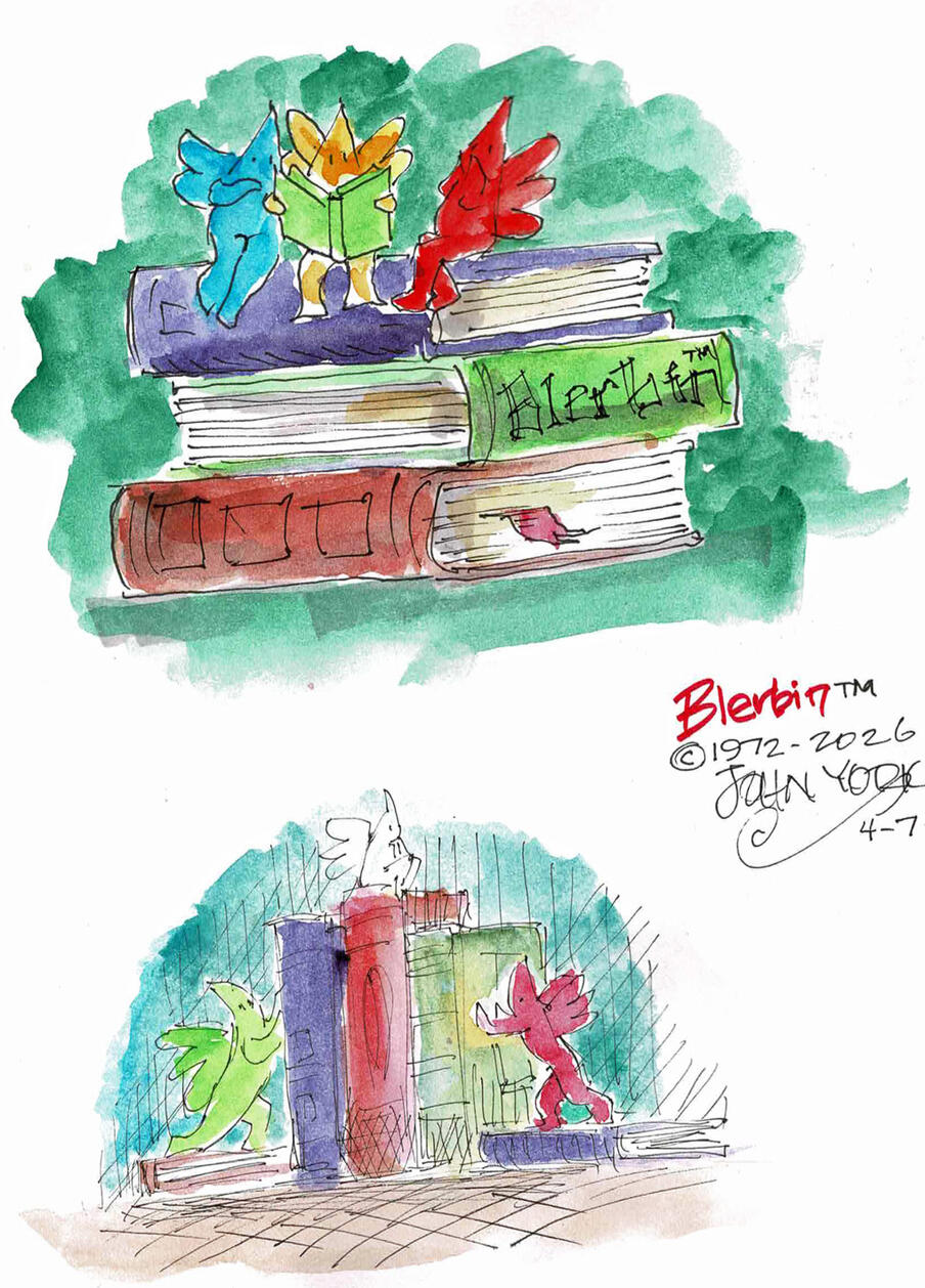 Blerbin Book Lovers Copyright 1972-2026 John Randall York