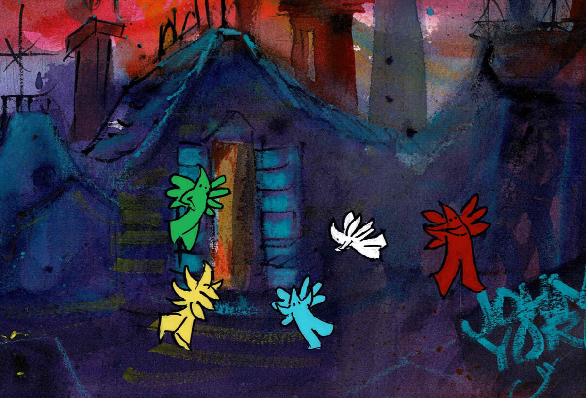 Blerbins on the Rooftop Copyright 1972-2026 by John Randall York