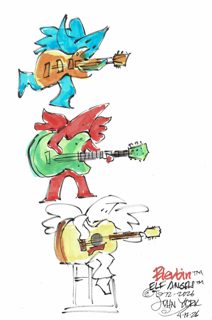 Guitar Blerbins by JOhn Randall York Copyright 1972-2026